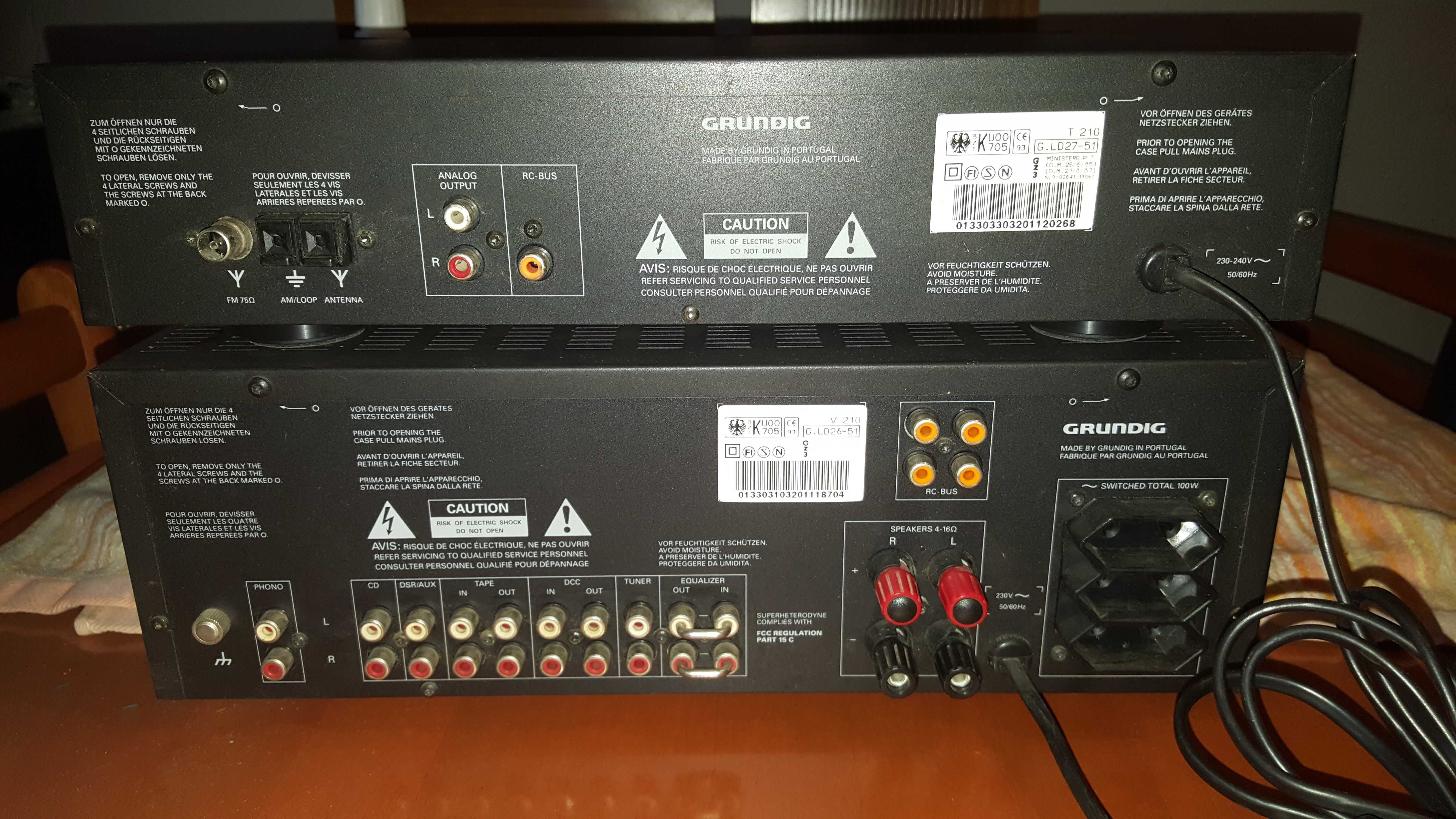 GRUNDIG 210 Zestaw wzmacniacz +tuner