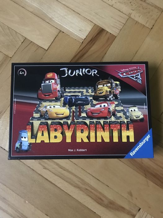 Gra planszowa, Auta, Labirynt Junior, TM Toys