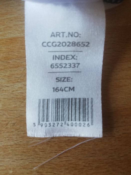 Strój kąpielowy rozmiar 164 i klapki rozmiar 33