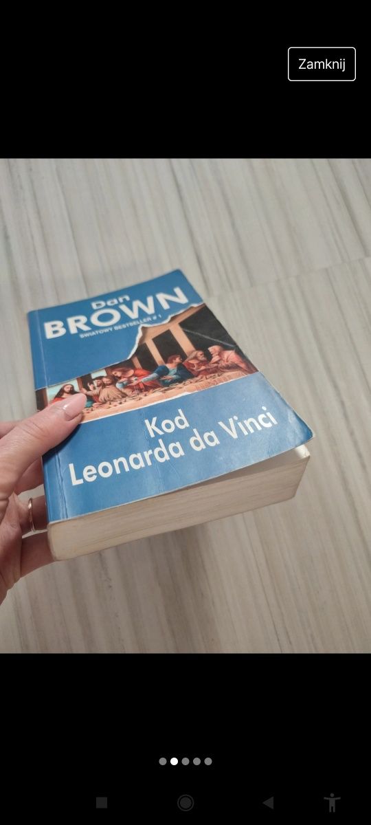 książka Kod Leonarda da Vinci - Dan Brown
