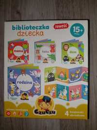 CZUCZU Biblioteczka Dziecka Zestaw 4 Książek 15m+ Nowe