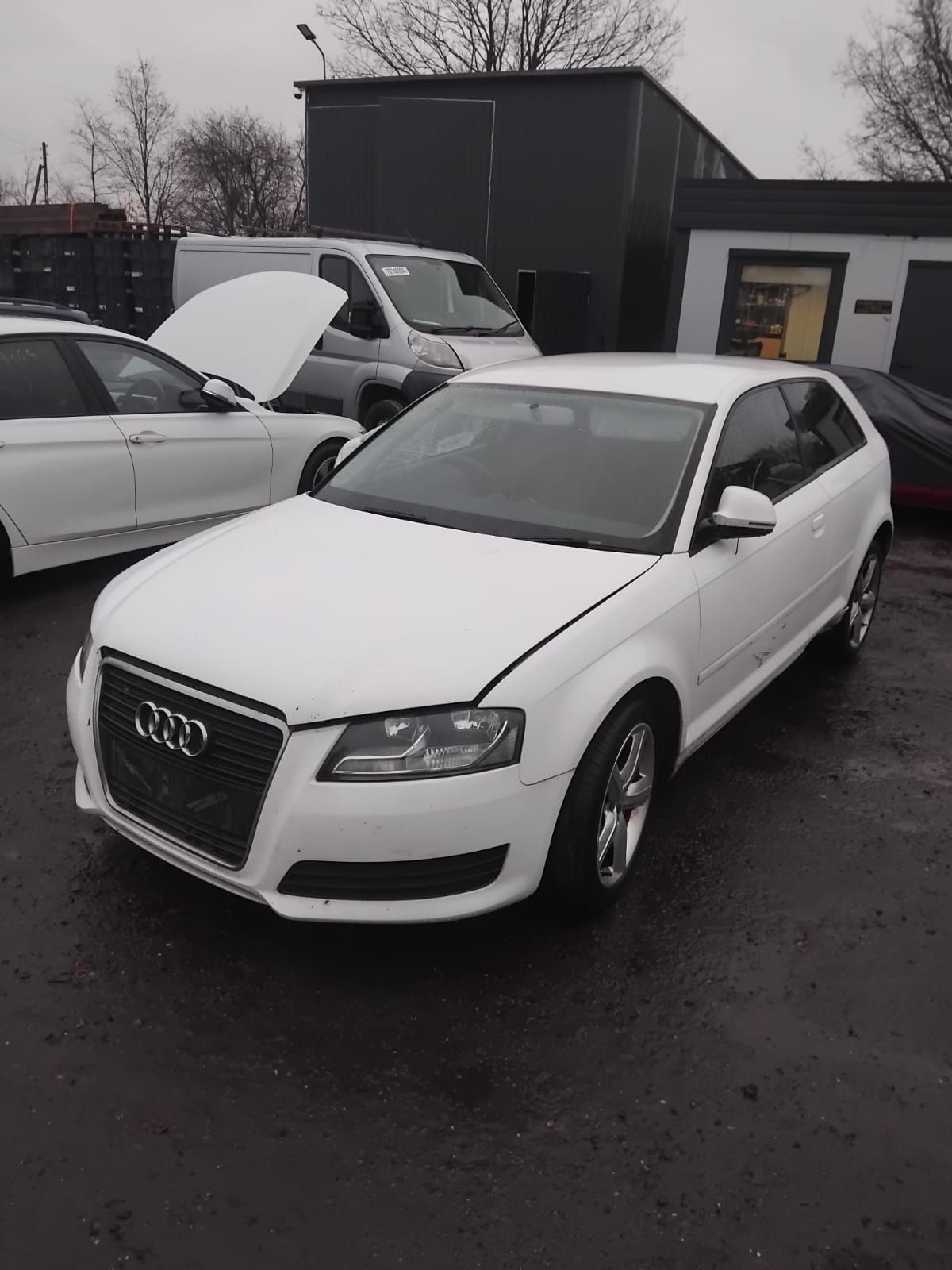 maska błotnik zderzak przedni pas audi a3 8p 1.6 benzyna Ly9c