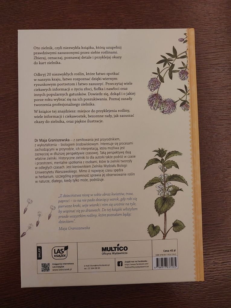 Mój pierwszy zielnik Maja Graniszewska