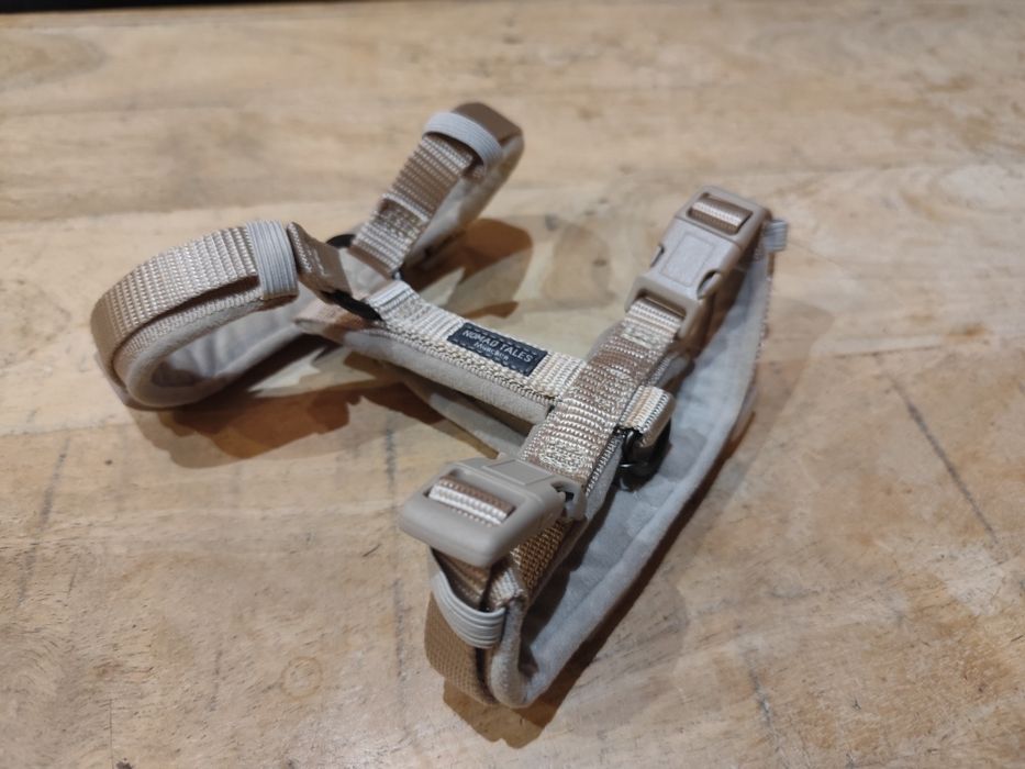 Szelki dla psa Nomad Tales Blush, kolor taupe, rozmiar XS