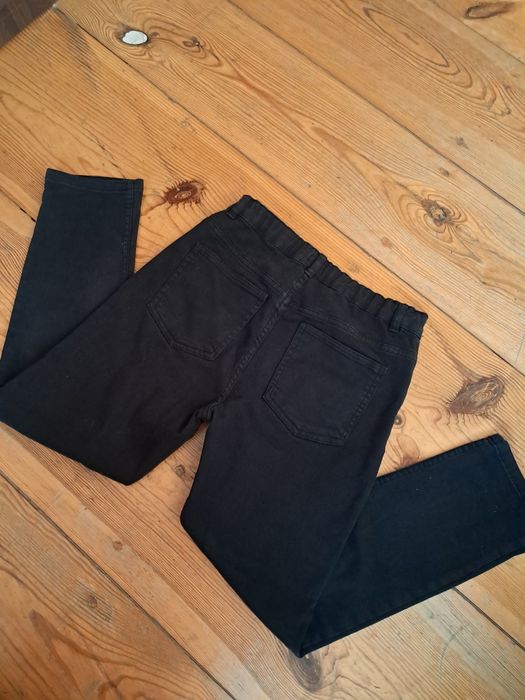 Czarne jeansy F&F chłopięce 152/158 jak Nowe
