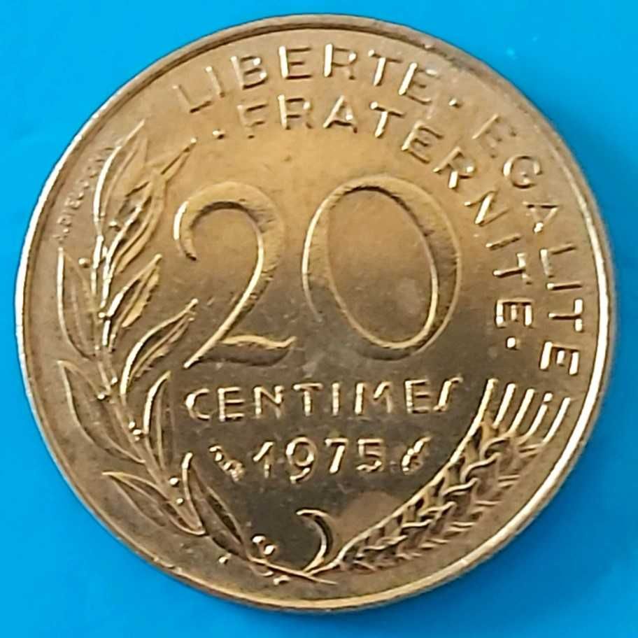 20 Cêntimos de 1975 de França