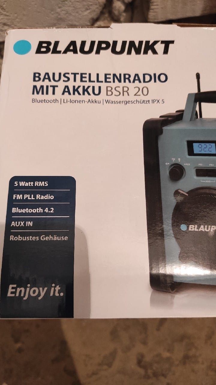 Radio budowlane Blaupunkt BSR 20 bluetooth