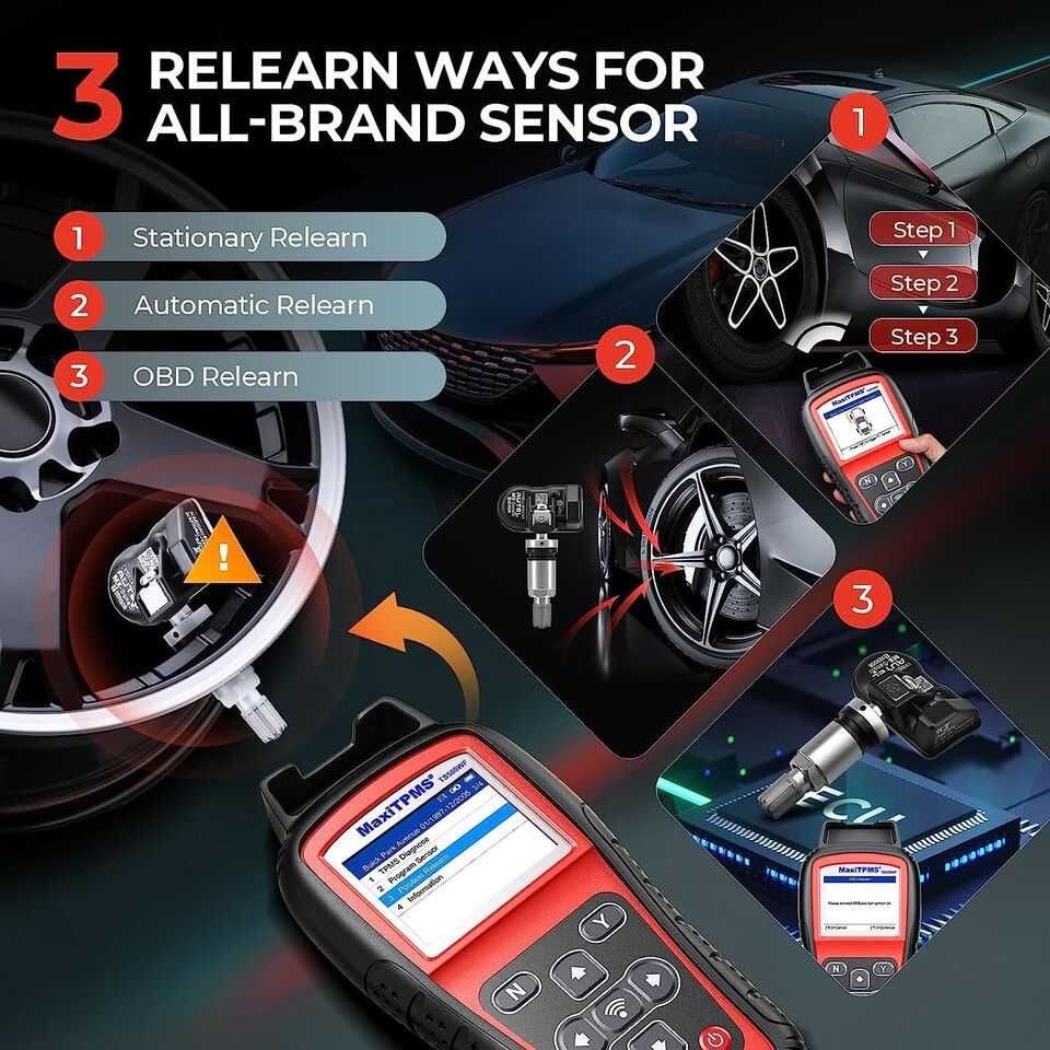 Autel MaxiTPMS TS508WFK-8 Máquina Programação Válvulas TPMS (NOVO)