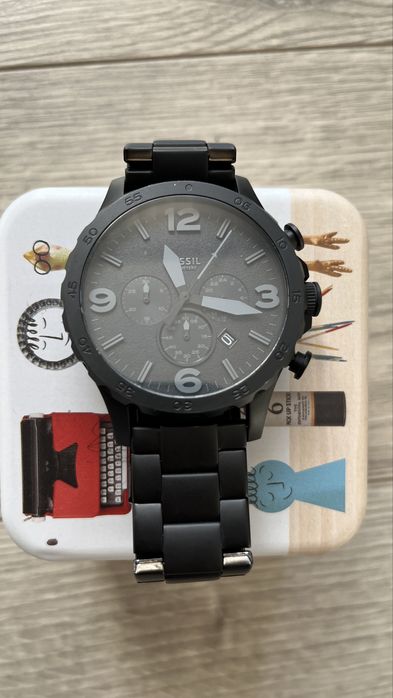 Zegarek Fossil Czarny Bransoleta