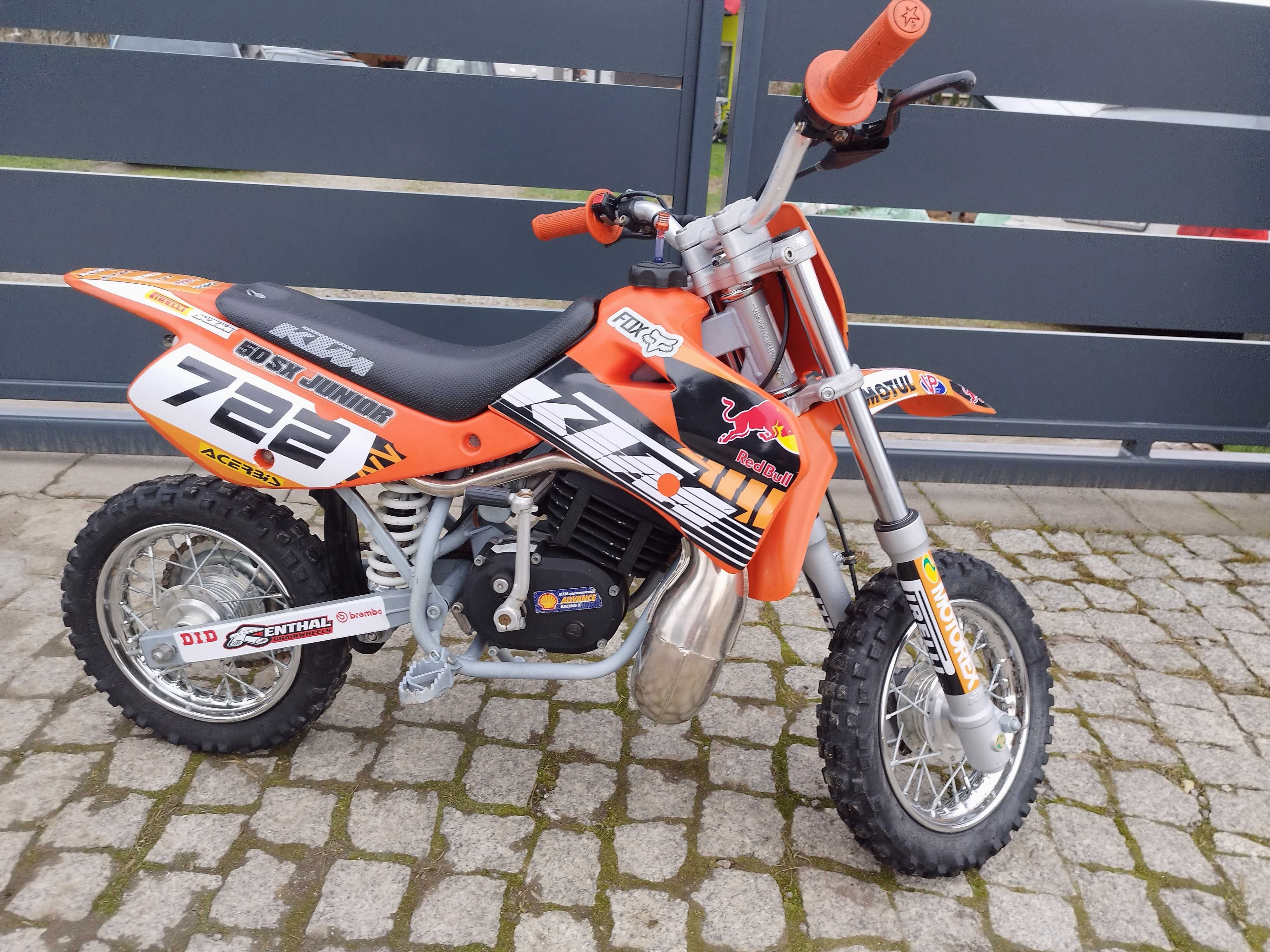 ktm sx 50 pro junior cross enduro dla dziecka