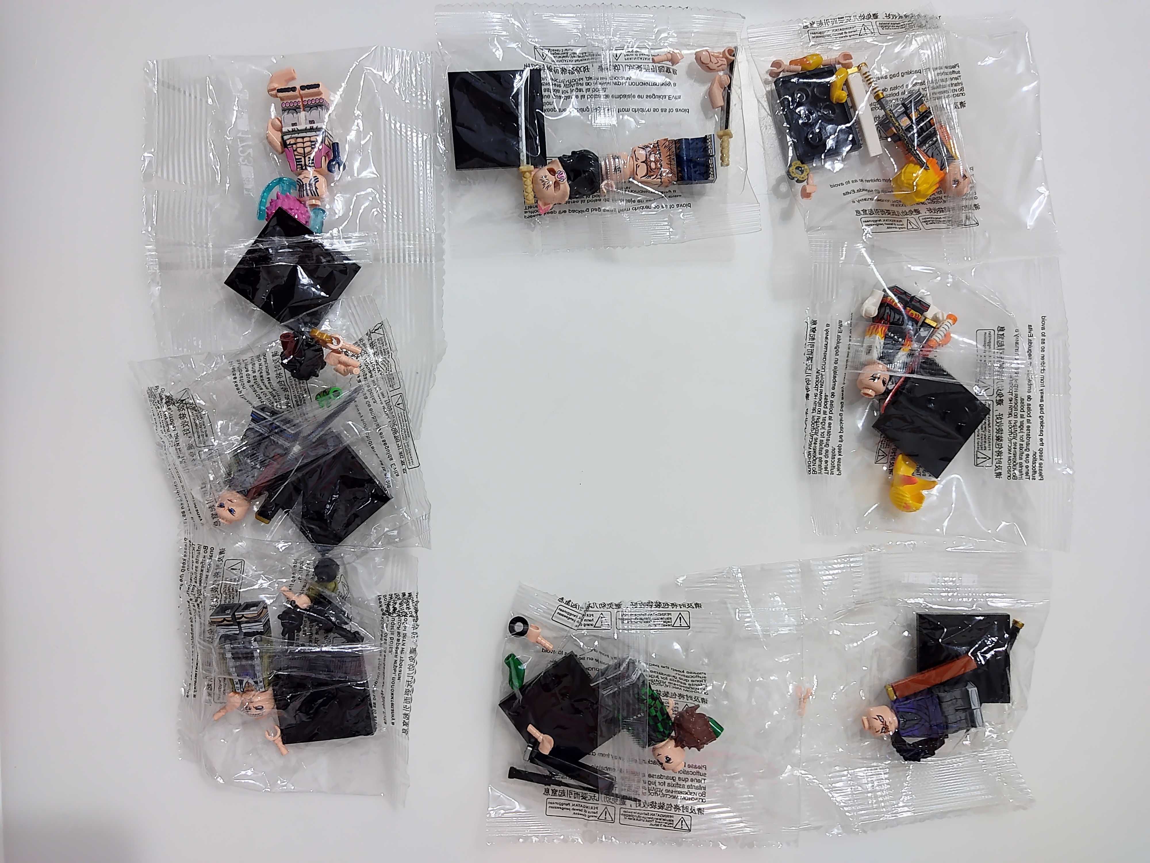 Coleção de bonecos minifiguras Demon Slayer nº8 (compatíveis Lego)