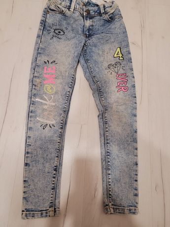 Spodnie jeansy 128