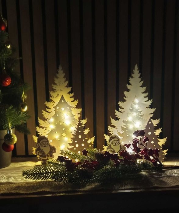 Choinka LED Mikołaj