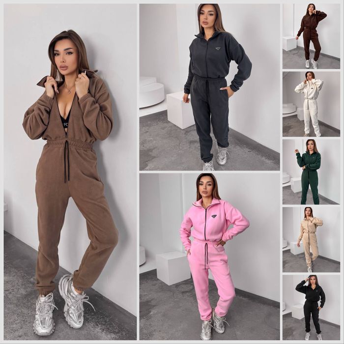 Женский теплый спортивный комбинезон/Жіночий теплий спорт комбінезон