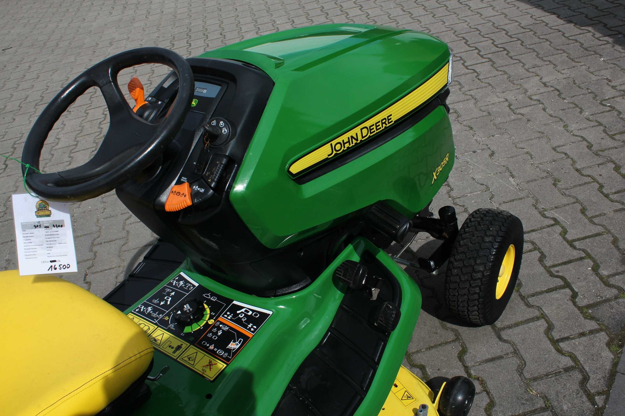 John deere X305R x 305 r Kawasaki V2 TRAKTOREK Kosiarka