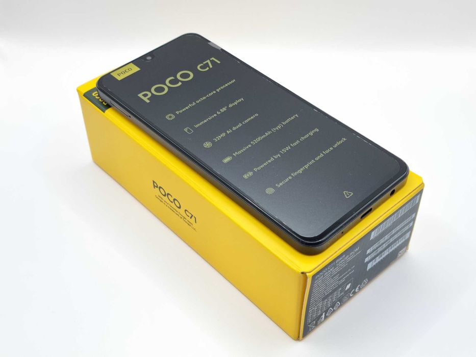 Nowy POCO C71 4/128GB 120Hz | FV23% | 3 Kolory | Wysyłka | Poznań