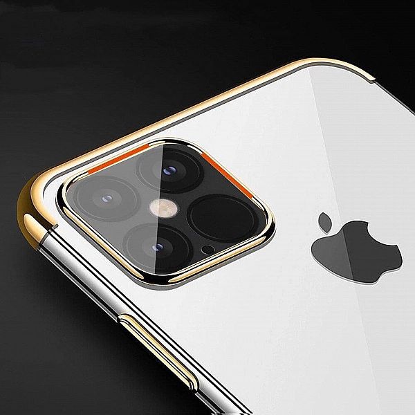 Clear Color case żelowy pokrowiec etui z metaliczną ramką iPhone 13 mi