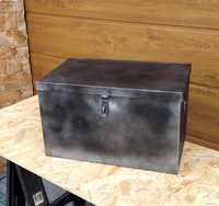 Skrzynia kufer metalowy rust and loft