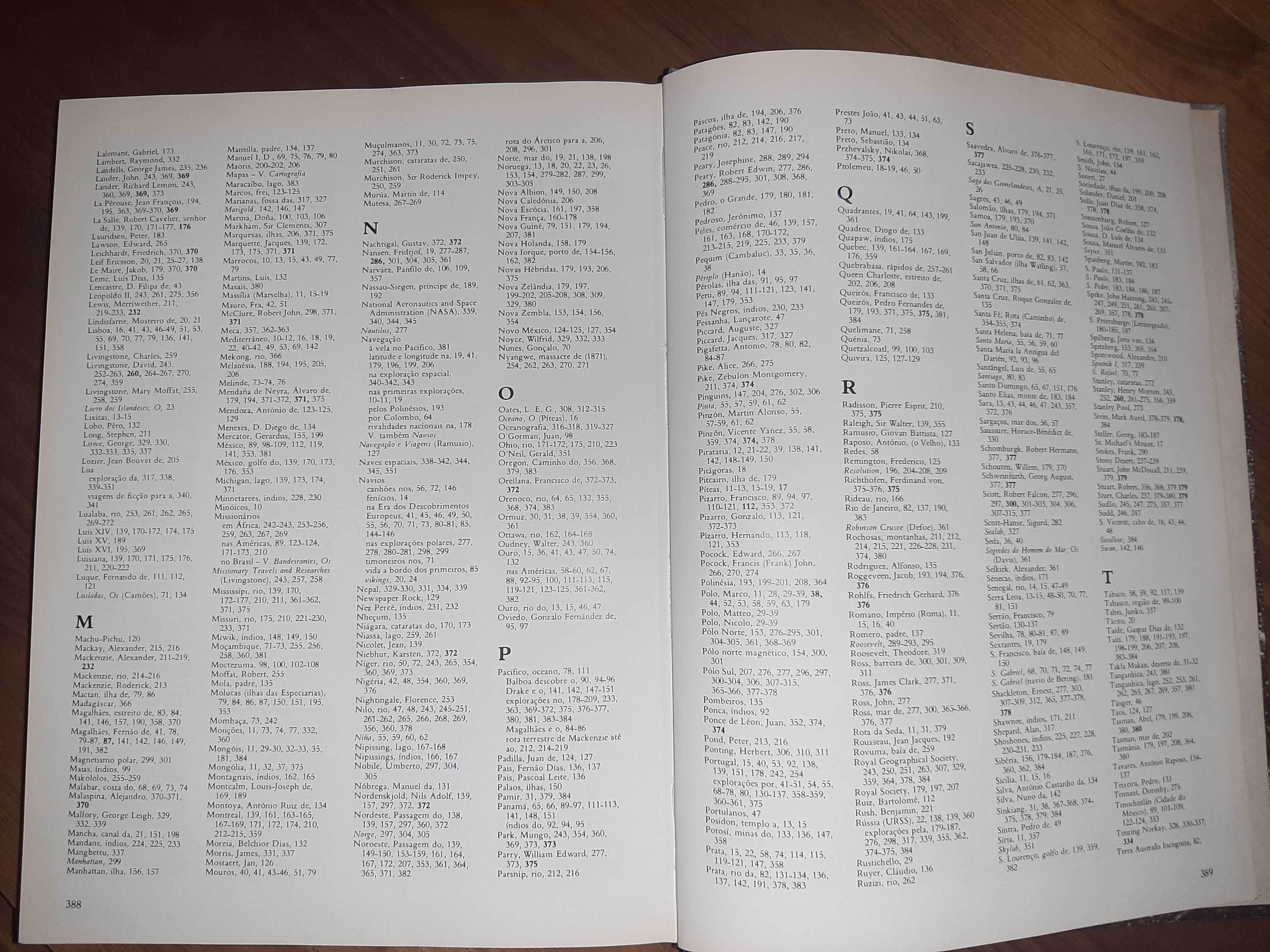 Livro "Os Grandes Exploradores de Todos os Tempos"