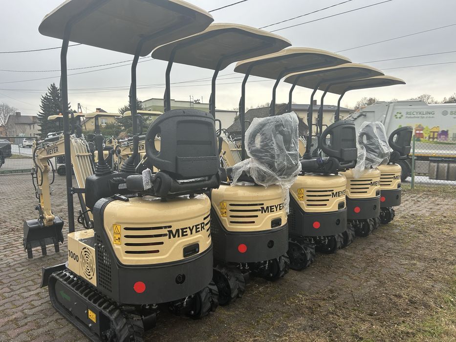 Minikoparka gasienicowa MEYER X1000 - 880KG - SKRĘTNE RAMIE - LEASING