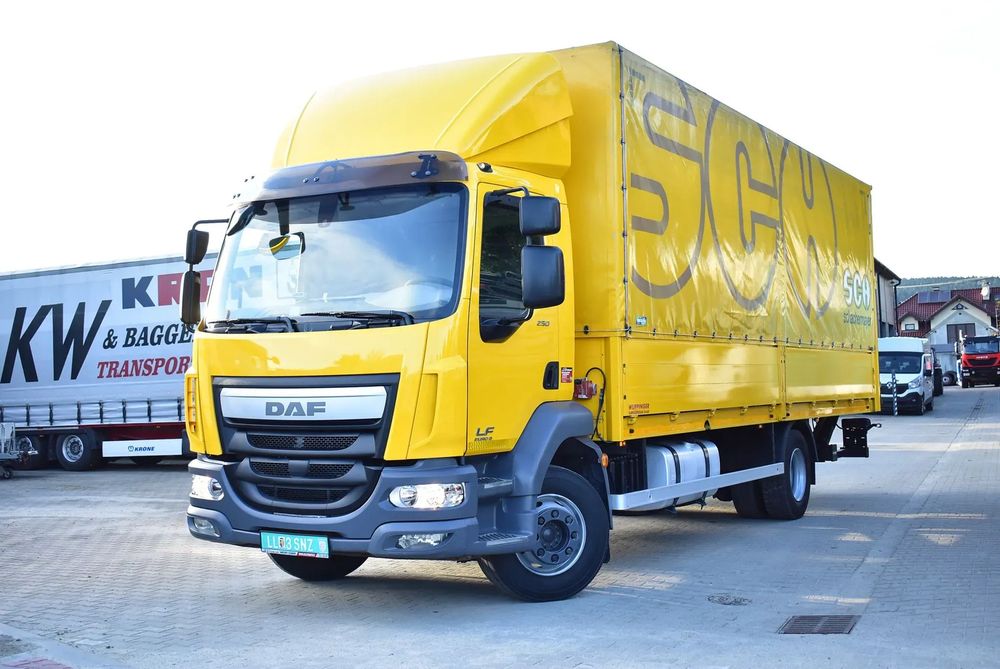 DAF LF 250 Euro 6 Burto-Plandeka 7.20m. + Winda Sprowadzony !
