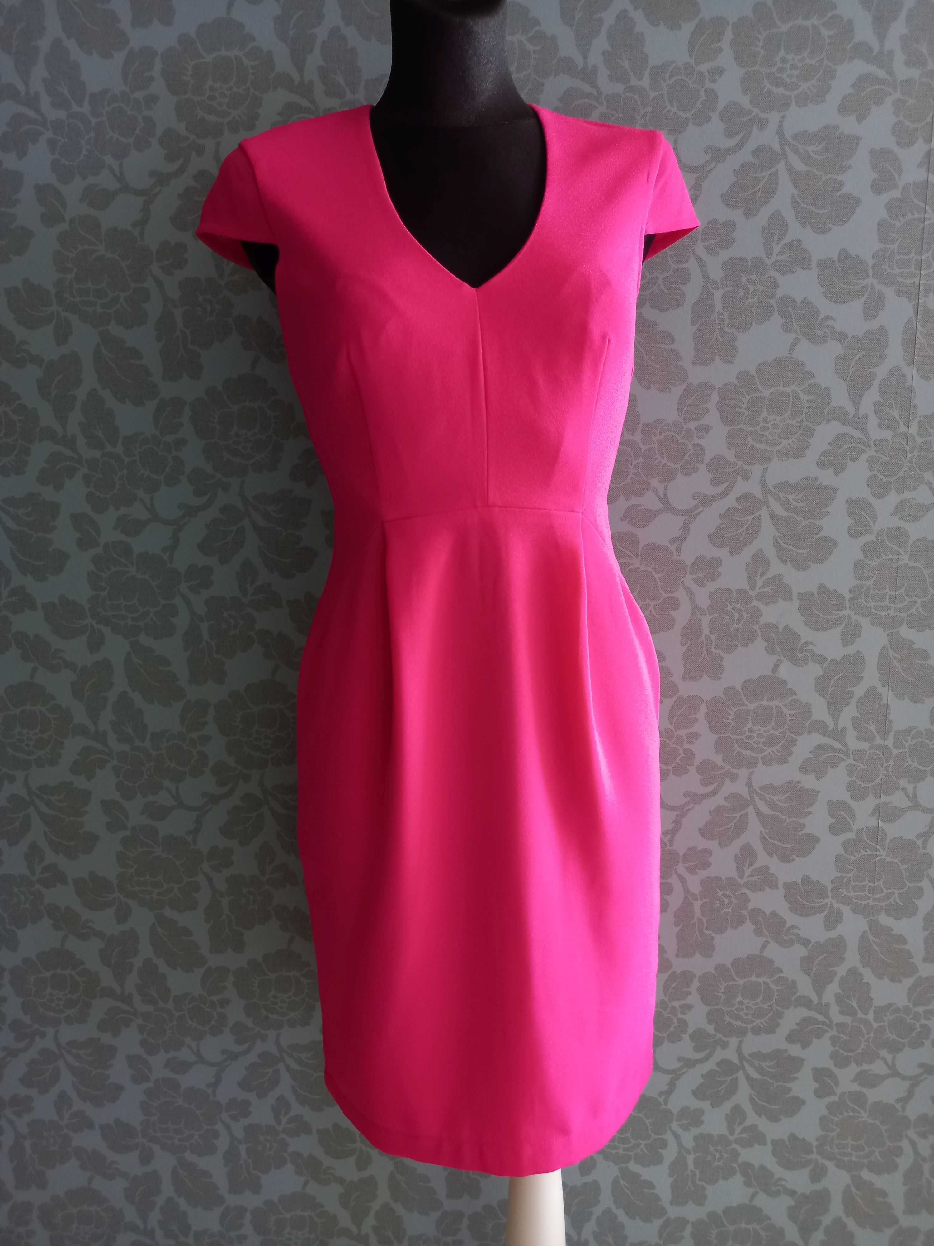 H&M Sukienka wizytowa różowa r. 34/XS