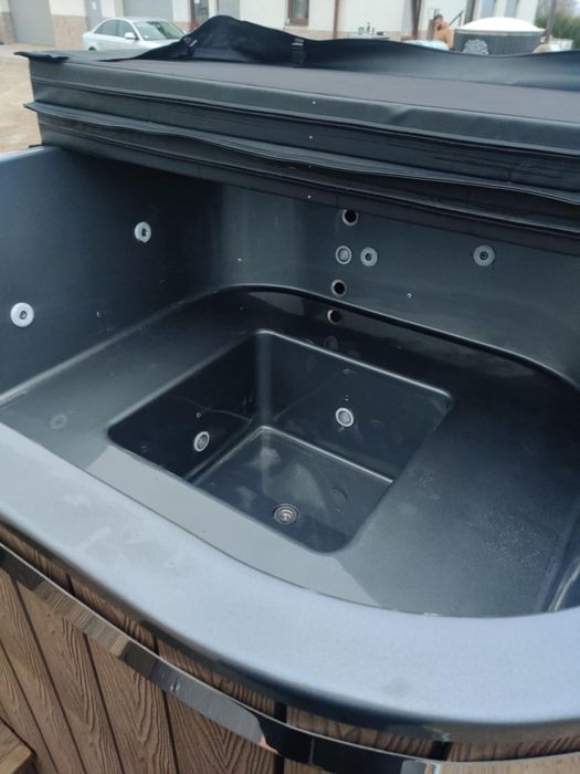 Balia mobilna kwadratowa, jacuzzi, hydromasaż, NOWA, gotowy biznes