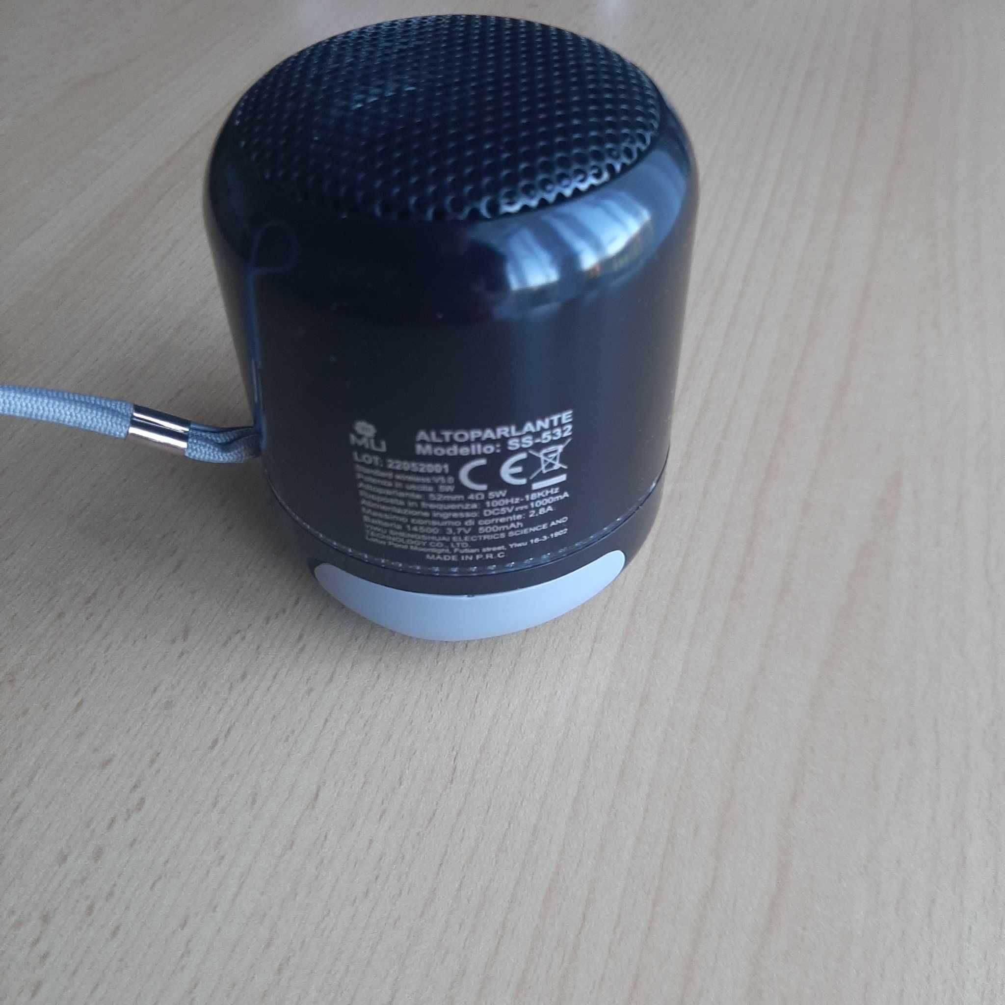 Głośnik Przenośny MU SS-532 czarny 5 W