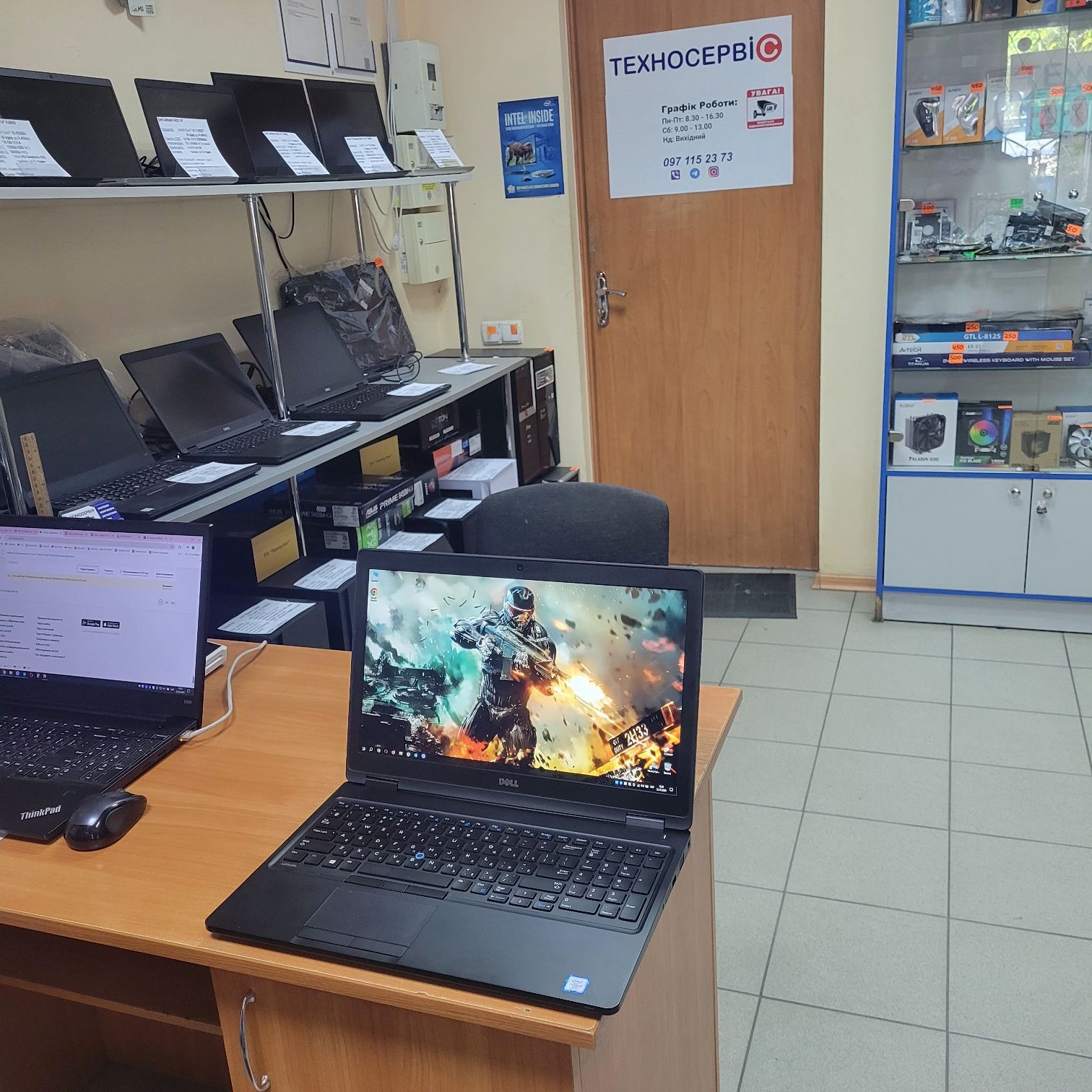 Ноутбук Dell Latitude 5580 15.6” FullHD/Core i5/16Gb DDR4/бат 8год