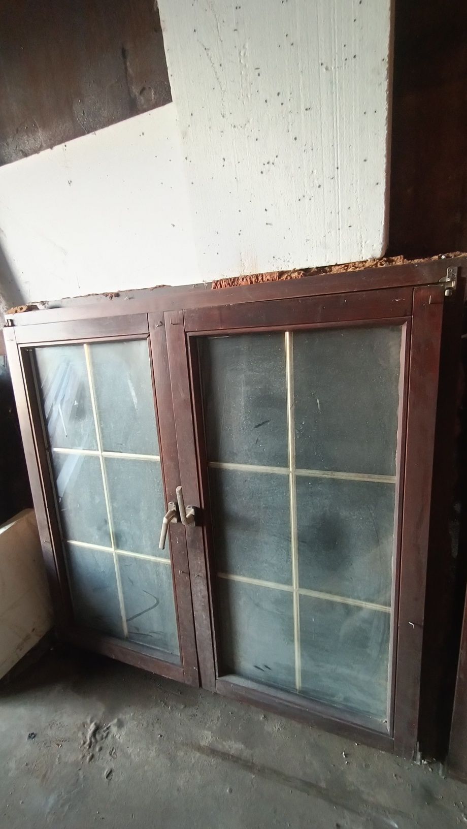 Okna drewniane z rozbiórki
