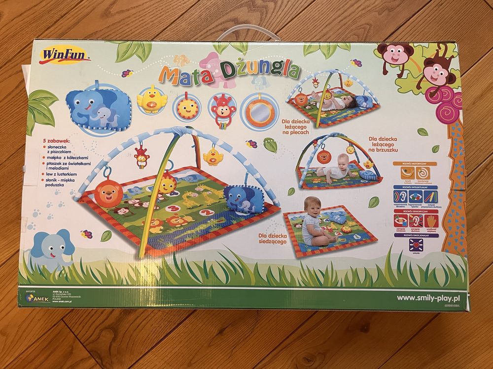 Mata edukacyjna dżungla Smily Play NOWA