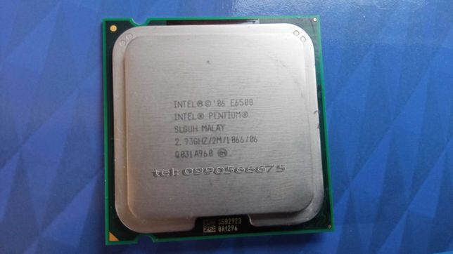Процессор Intel Pentium Два ядра E-6500, 2.99Mhz, s775