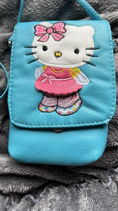 Hello Kitty Nowa Przeurocza niebieska torebka na ramię • dla pani damy