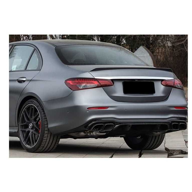 Lip Spoiler Mercedes Classe E W213 Preto Brilhante