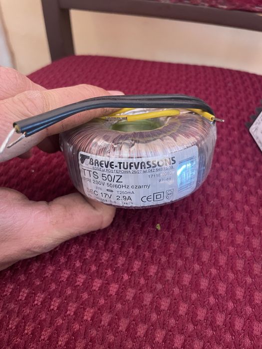 Transformator Toroidalny TTS 50W 230V / 12V