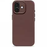 Etui Decoded Leather Backcover z MagSafe na iPhone 17 - brązowe