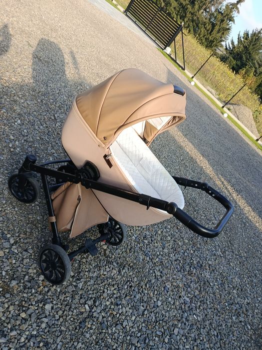 Anex Wózek 2w1 karmelowy gondola i spacerówka
