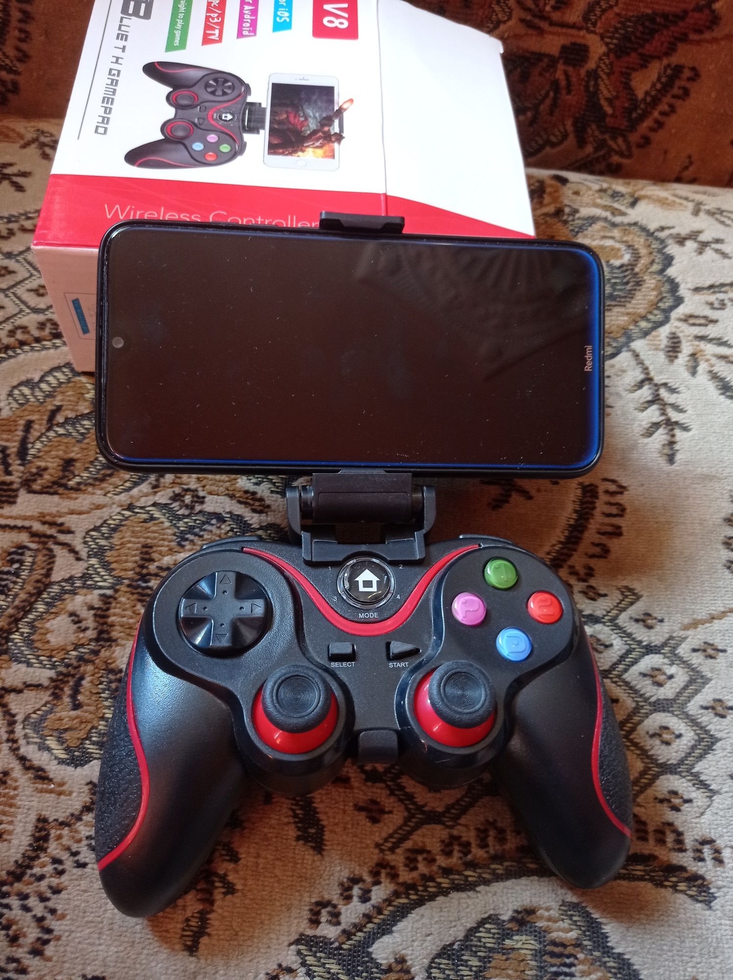 Руль джойстик геймпад Gamepad Bluetooth V8