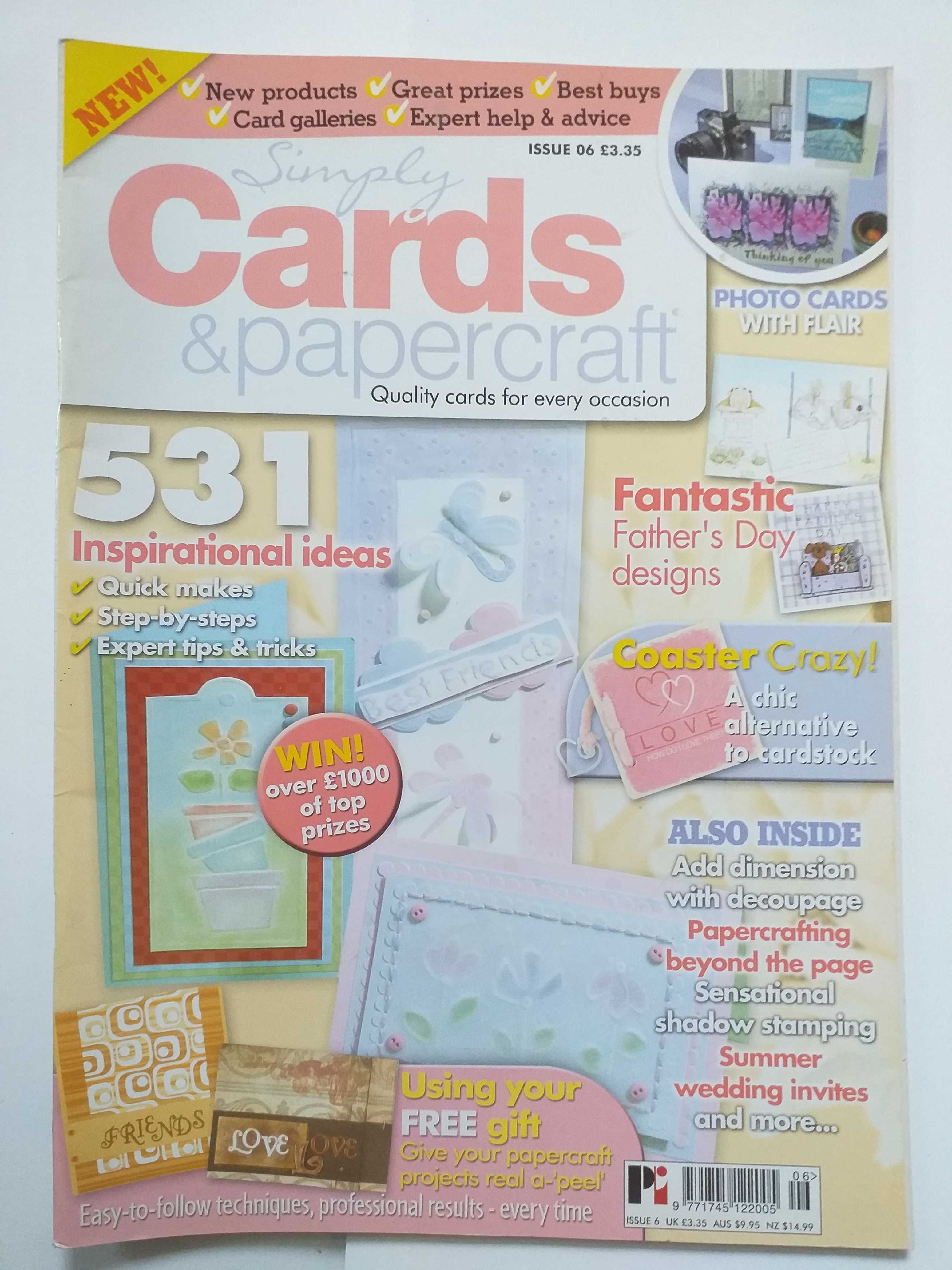Simply Cards & papercraft - wzory kartek, czasopismo