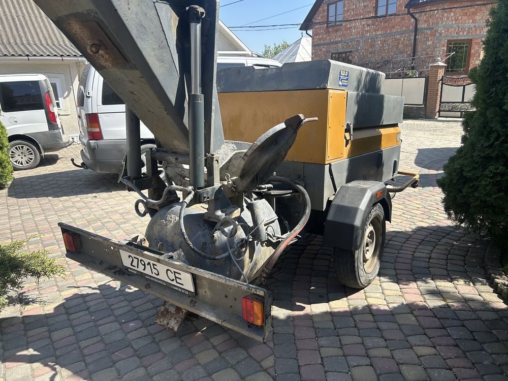 Пневмнонагнітач машинадля стяжки підлог Turbosol putzmeister brinkmann
