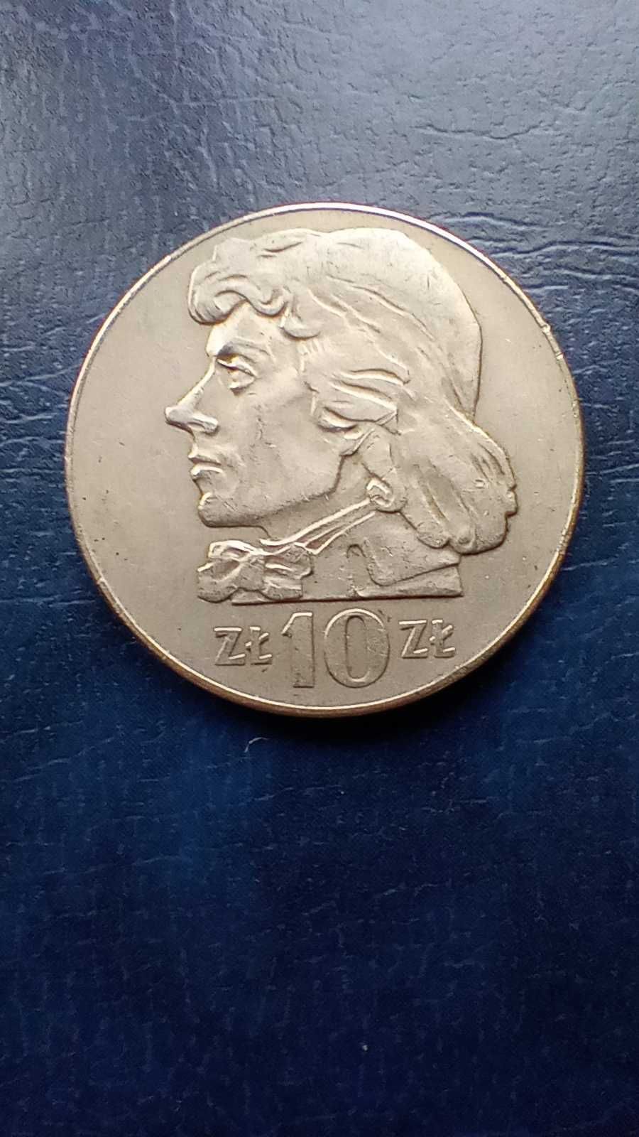 Stare monety 10 złotych 1970 Kościuszko PRL skrętka