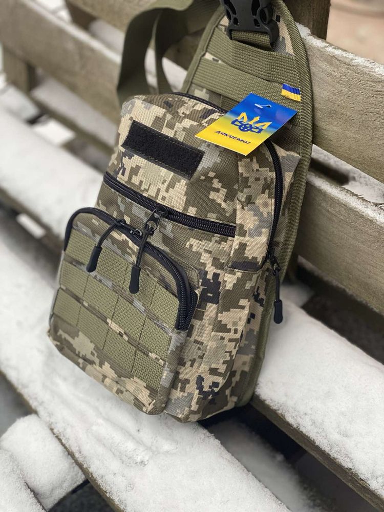 Тактичний армійський рюкзак  Oxford 600D Піксель, Олива, Чорна