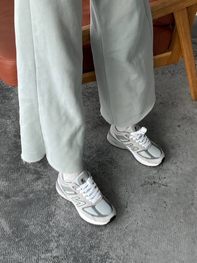 Кросівки Чоловічі New Balance 990 V5 Grey White Premium