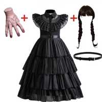 Платье Венздей Wednesday ,платье чёрное для девочки