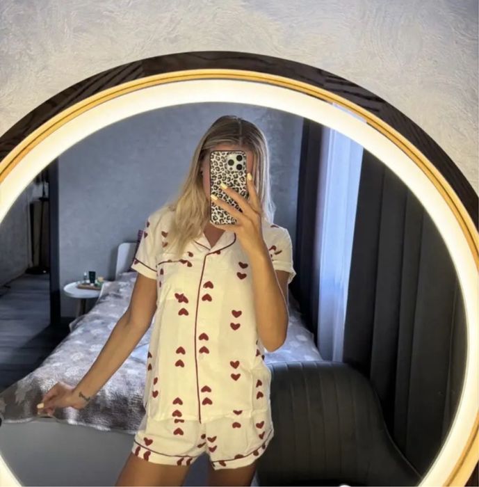 Пижама с сердечками