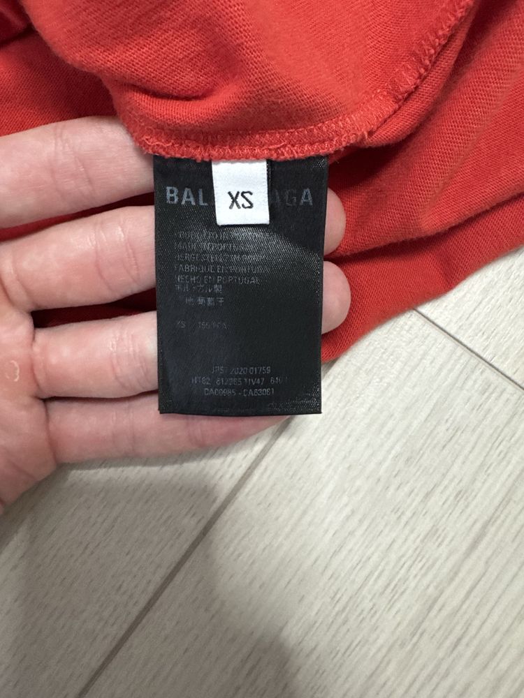 Balenciaga T-Shirt Portrait Band Logo Print Rea ОРИГИНАЛ