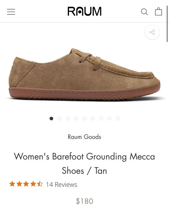 Raum Goods Barefoot жіночі анатомічні оригінал нові сток босоногі