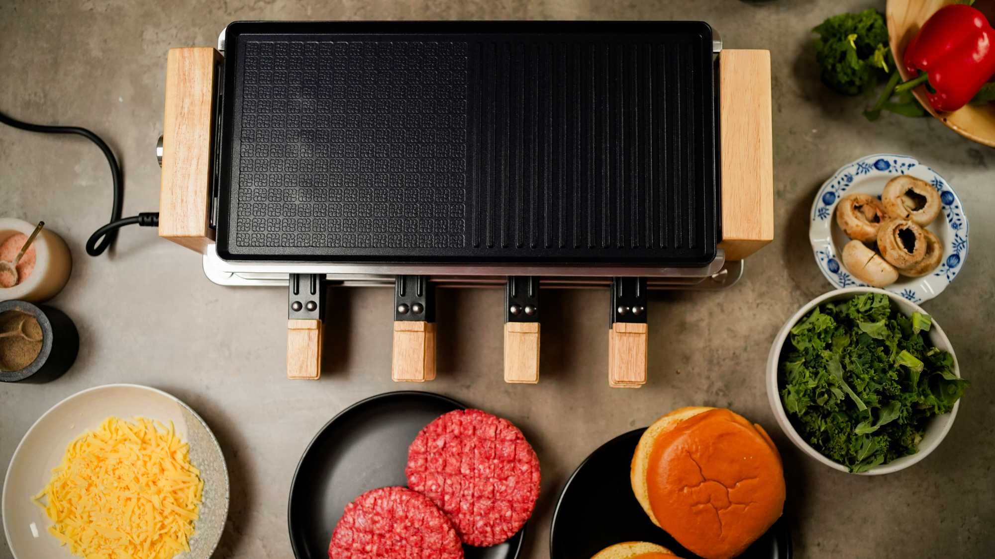 CUSIMAX Electric Grill Raclette Table Grill