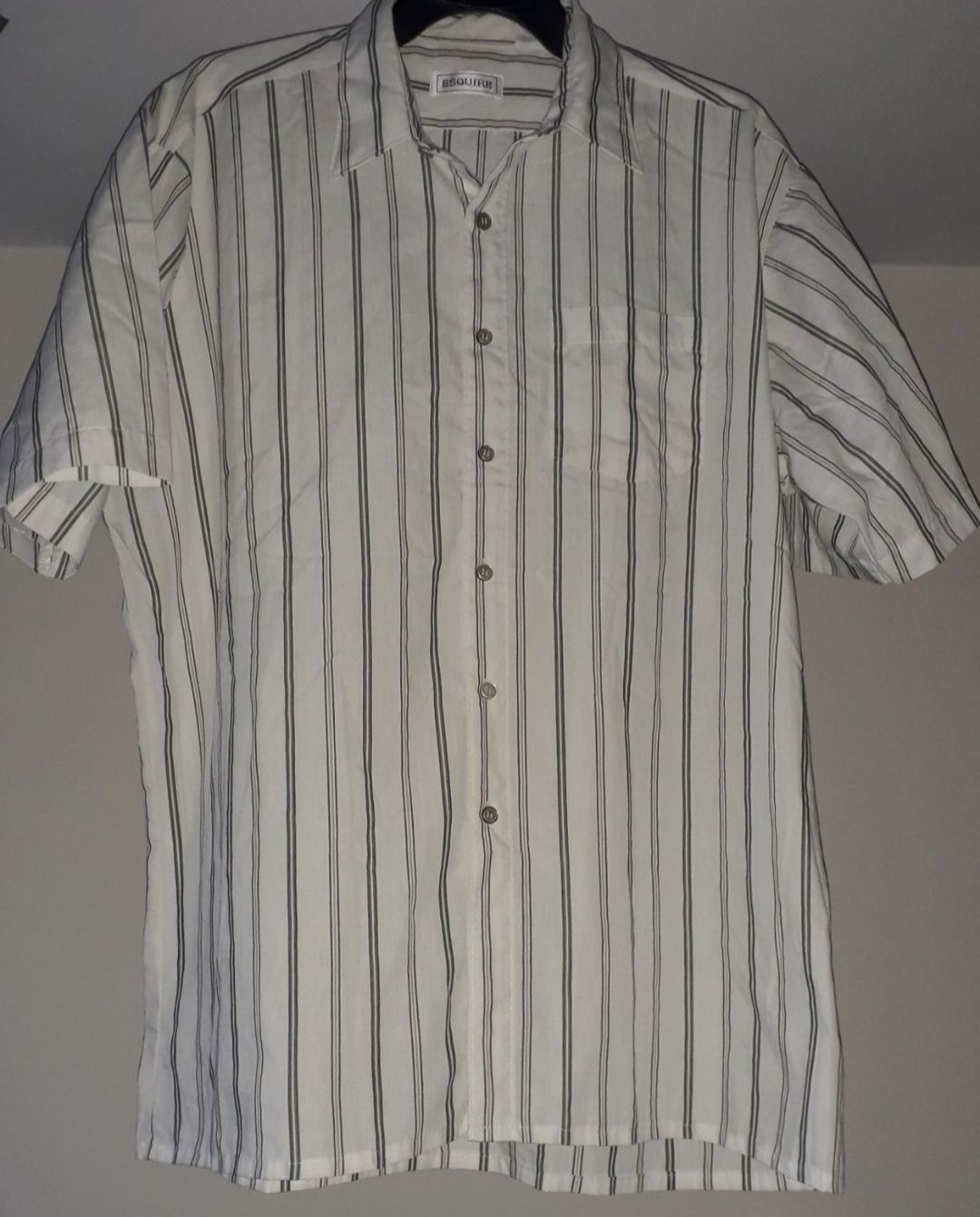 Koszula męska z krótkim rękawkiem XL