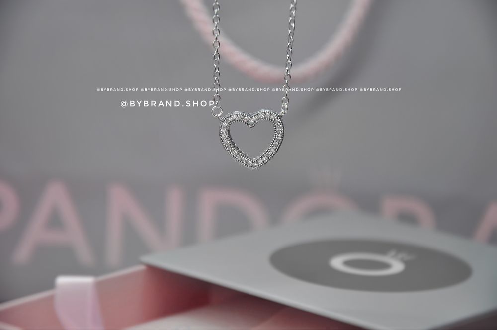 Намисто / колье Pandora срібло 100% пандора цепочка кулон серебро 925